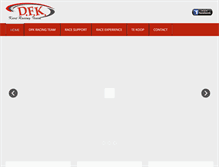 Tablet Screenshot of dfk-racing.be